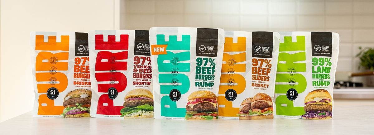 PURE Burgers Homepage Banner