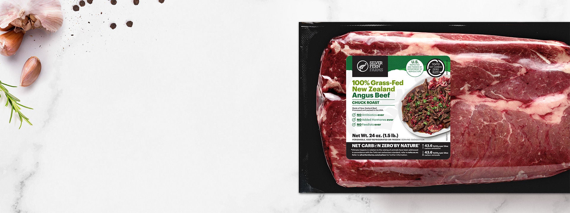 100% Grass-Fed Angus Beef Chuck Roast | Silver Fern Farms