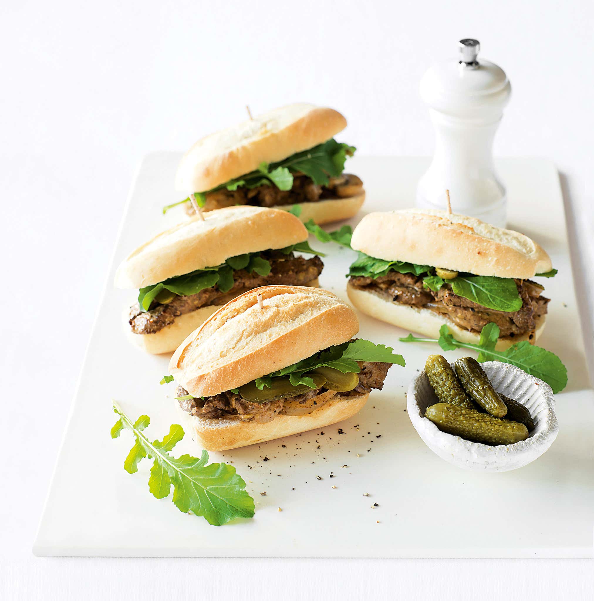 Bœuf-Stroganoff-Slider Dish