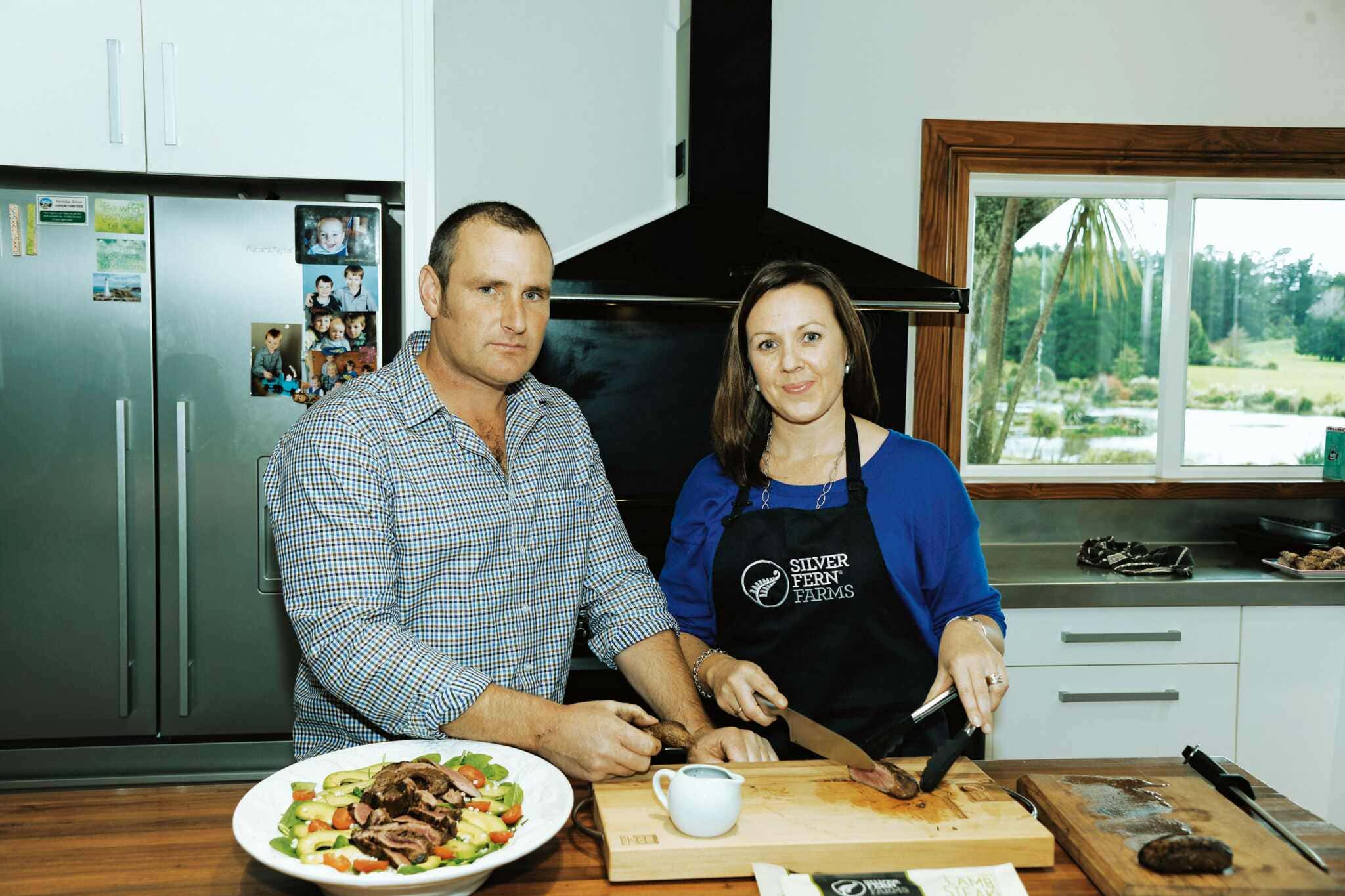 Matt & Lynley Wyeth. Spring Valley, Masterton. Sheep Farm.
Mindfood Issue August 2014.