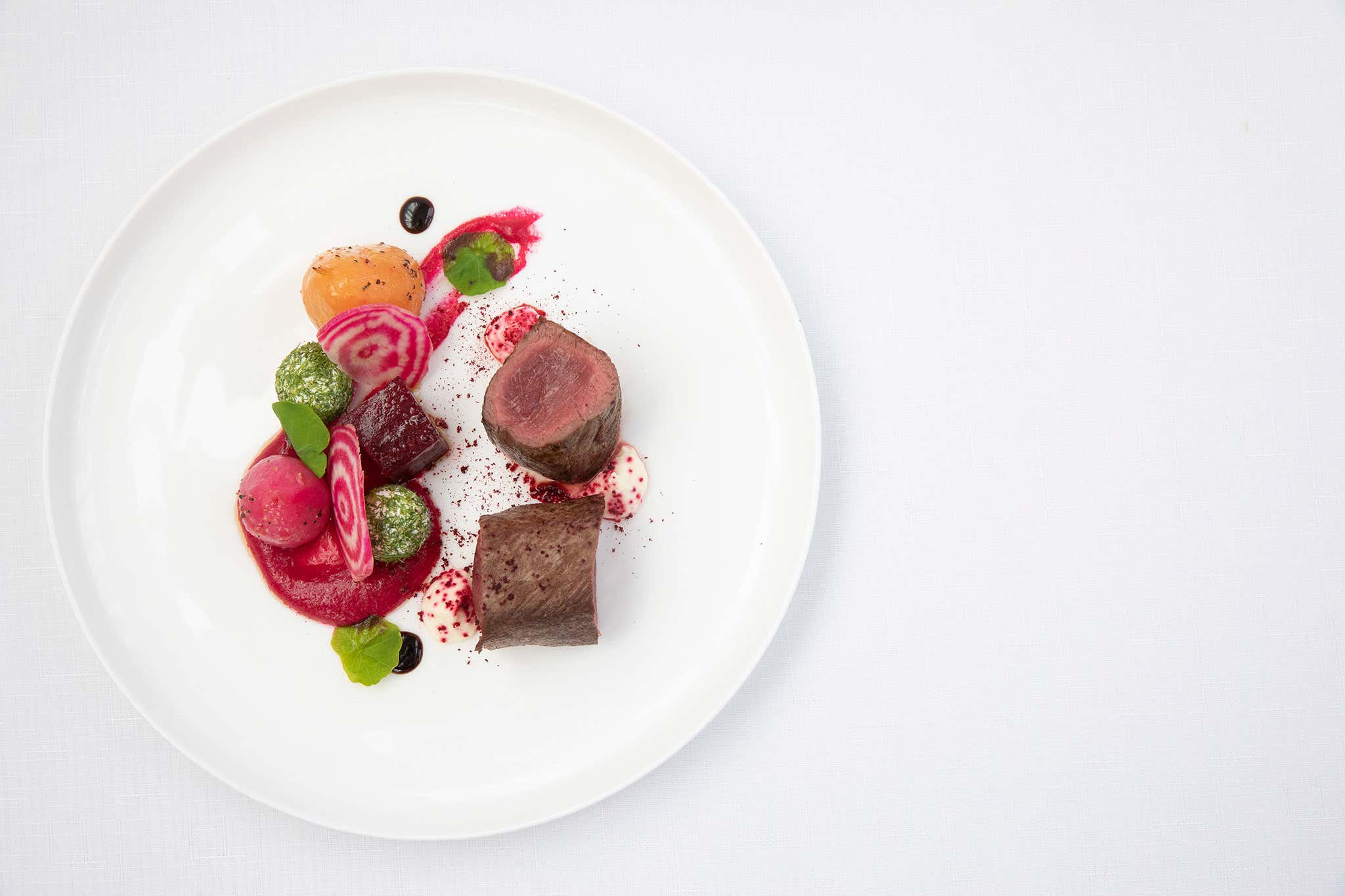 Restaurant Awards 2018. Mills Reef Winery & Restaurant, Tauranga
Chef Anthony Lawler (no longer works at Mills Reef)
Silver Fern Farms venison tenderloin