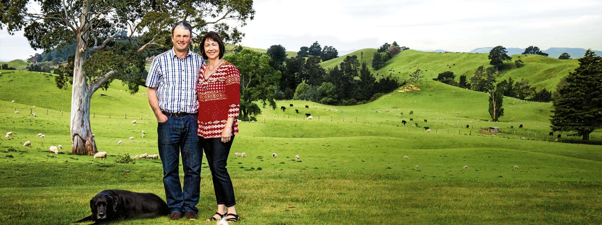 Ben und Suzie Crosse,  Patoka Station, Napier.