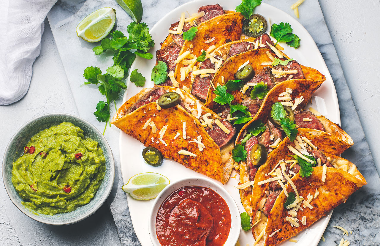 Beef Eye Fillet Steaks Birria Tacos