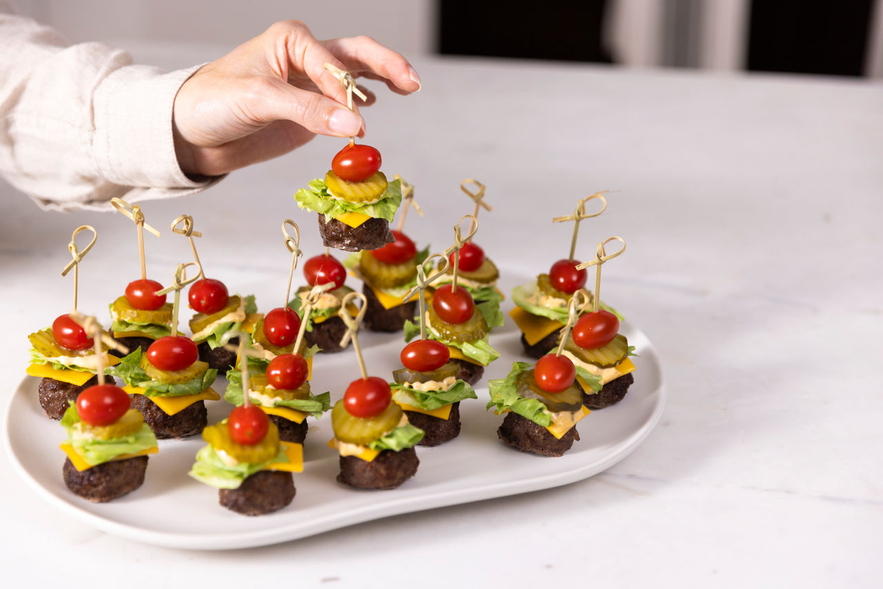 Cheeseburger Party Meatballs