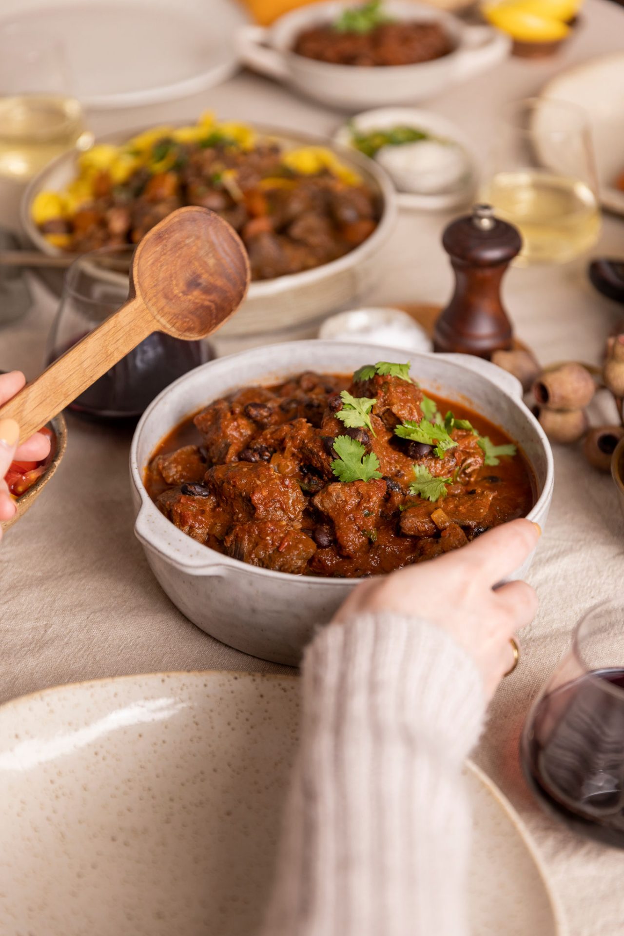 Mexican Venison Diced with Chipotle and Black Beans