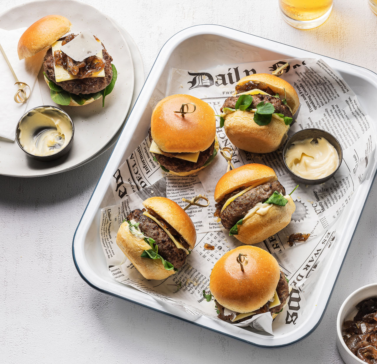 Beef Brisket Truffle Sliders