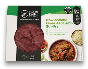 Silver Fern Farms Lamb Stir-Fry 350g Packaging