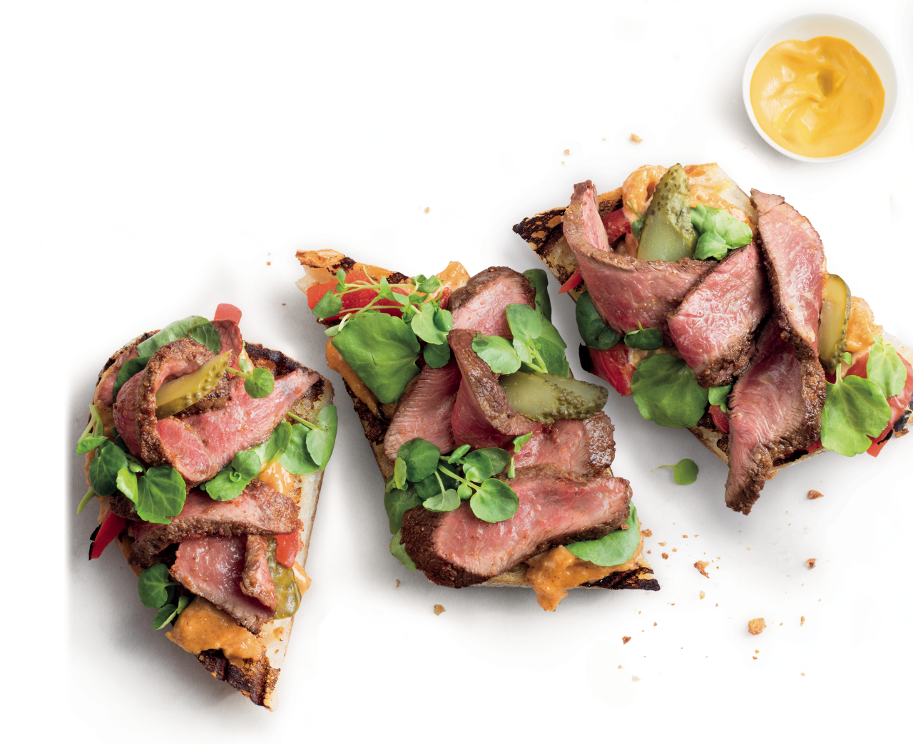 CubanStyle Beef FlatIron Steak Sandwich Silver Fern Farms