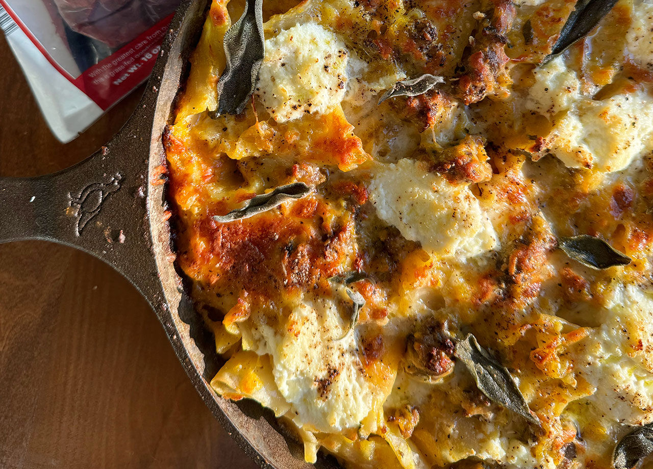 Venison Noodle Lasagna