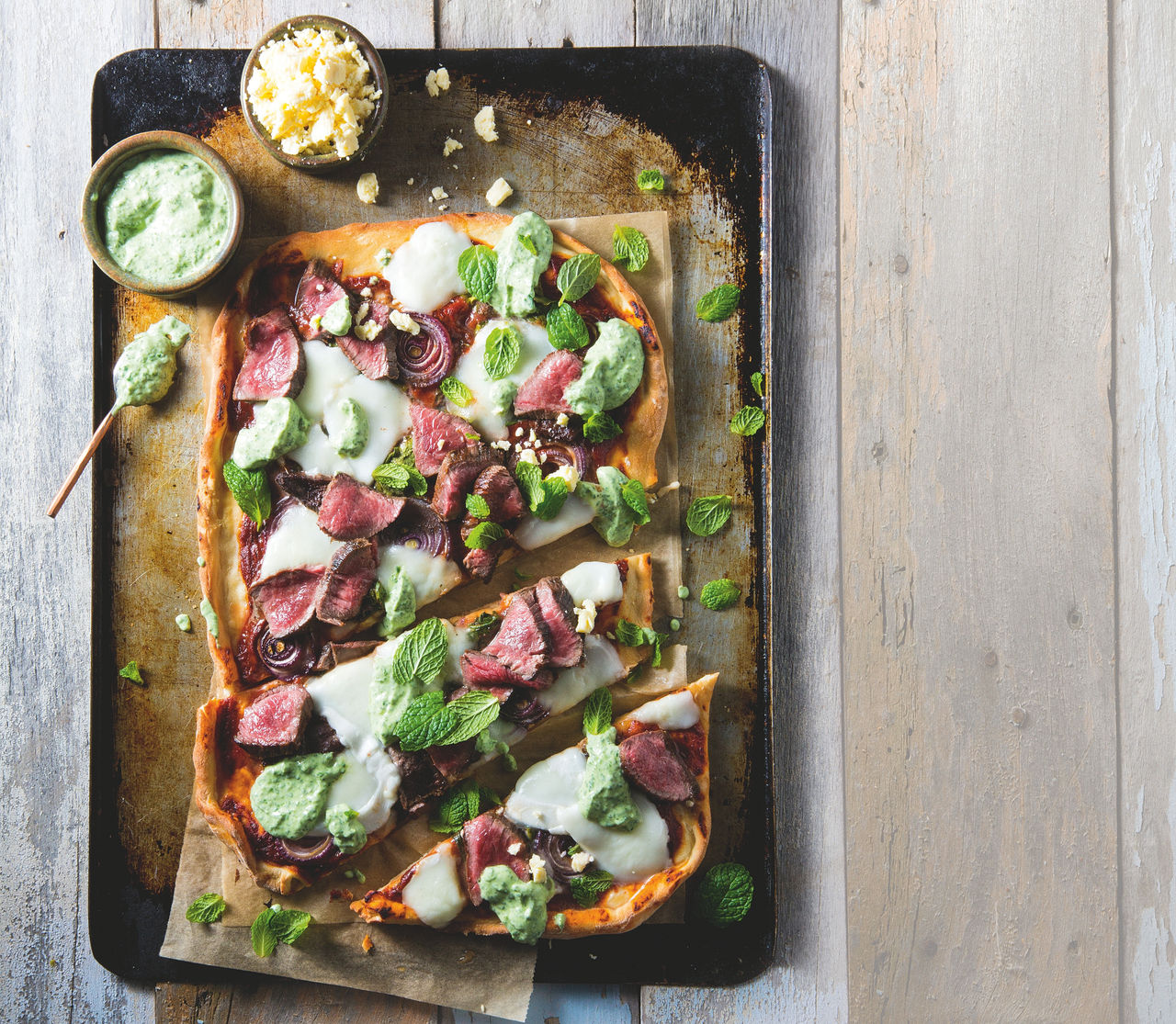 Lamb and Mint Pizza. Homecook of the Year
Mindfood Issue September 2017