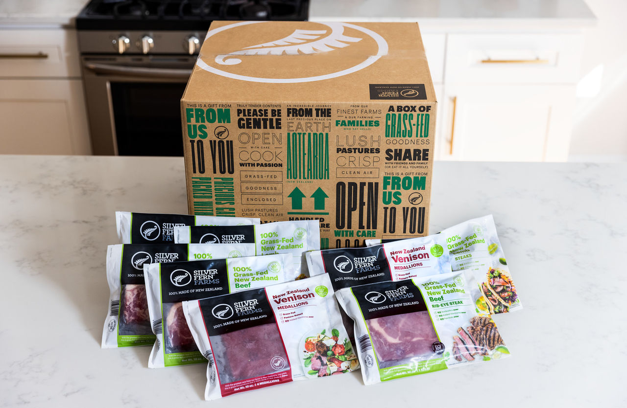 Silver Fern Farms US E-Commerce Package with products